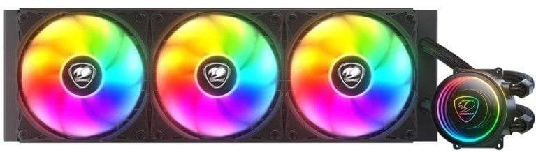 Refrigeración Líquida Cougar CGR-PSDELRGB-B-360 360mm 3 Ventiladores ARGB Negro