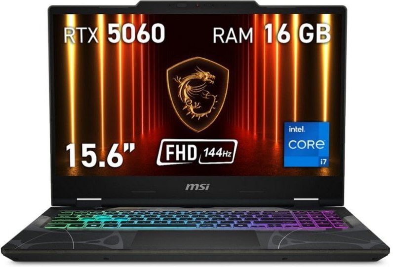 Portátil MSI Cyborg 15 B13WFKG-687XES 15.6" Intel Core i7-13620H 16GB 1TB RTX 5060 8GB FreeDOS