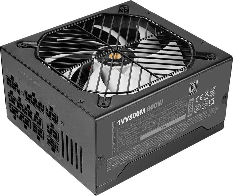 Tacens Valeo V 800m Fuente De Alimentación Atx 3.1 800w Ventilador Ai2-rpm Fdb 140mm Negro
