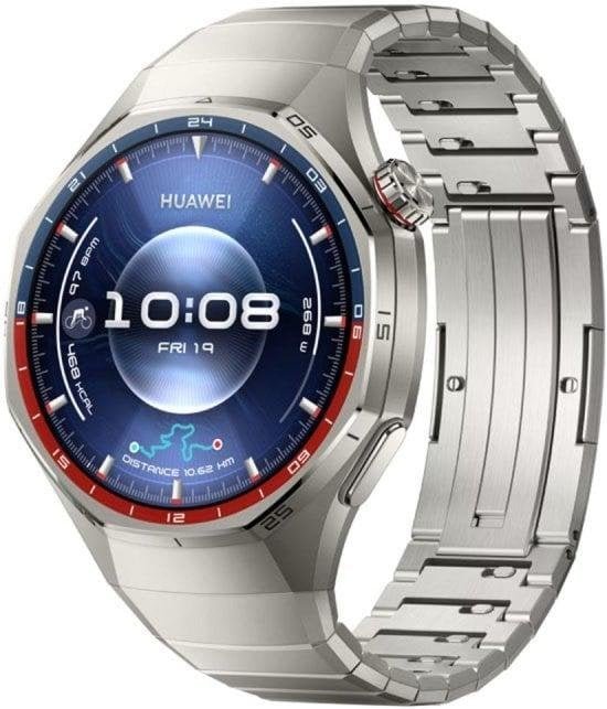 Huawei Watch GT6 Pro Bluetooth GPS NFC 46mm AMOLED Titanio Correa Titanio