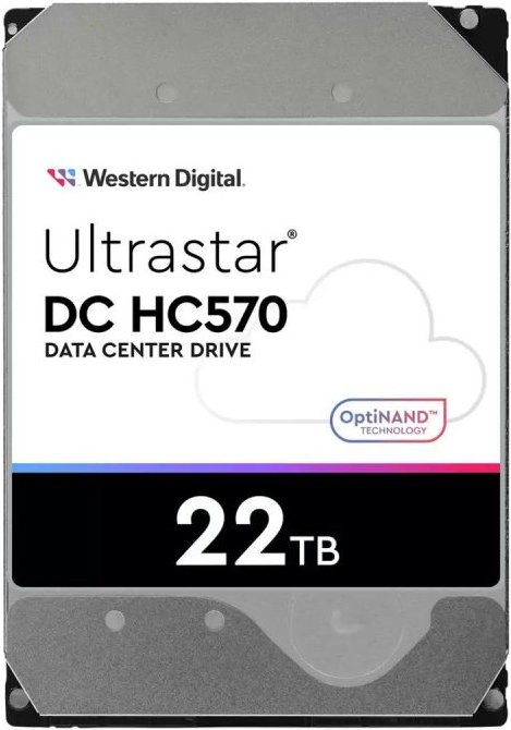 Disco Duro Western Digital Ultrastar DC HC570 22TB HDD 7200rpm 512MB SATA III Alto Rendimiento