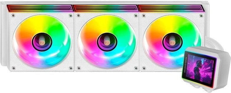 Mars Gaming Ml-visionii360 Refrigeración Líquida Aio 600w Tdp Bomba 4ª Gen 3x Ventiladores Blanco