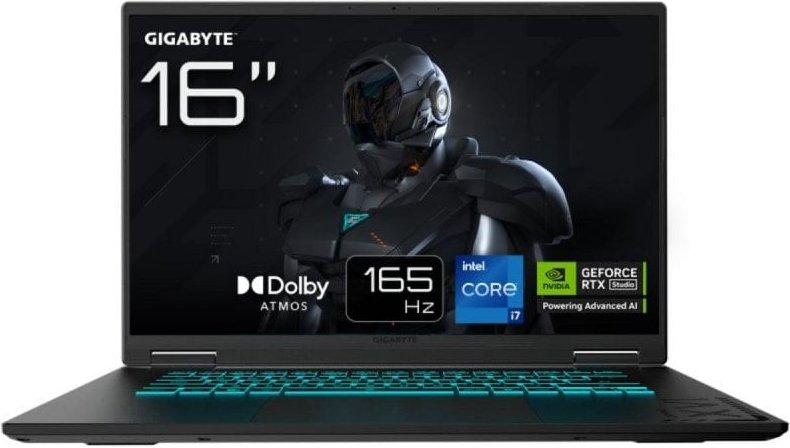 Portátil Gigabyte A16 CVHI3ES864SD 16" Intel Core i7-13620H 32GB 1TB SSD RTX 5060 8GB FreeDOS