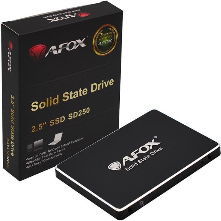 Disco Duro Afox SD250-128GN 128GB SSD 2.5" 430MB/s DevSleep UL ECOLOGO
