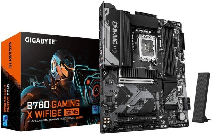 Placa Base GIGABYTE B760 Gaming X Intel B760 LGA 1700 DDR5 ATX WiFi 6E PCIe 4.0 RGB