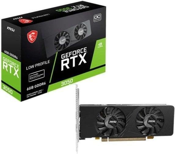 Tarjeta Gráfica MSI GeForce RTX 3050 LP E 6G OC 6GB GDDR6