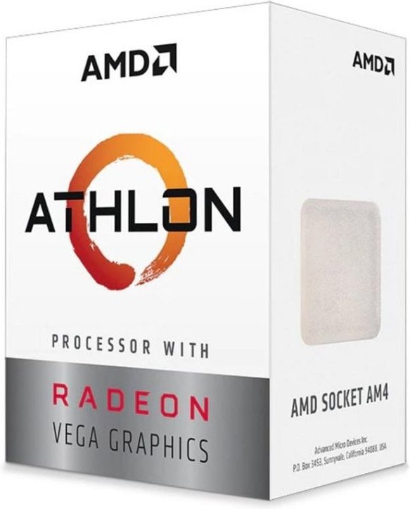 Procesador AMD Athlon 3000G 2 Núcleos 3.5 GHz Gráficos Integrados Radeon Vega 3