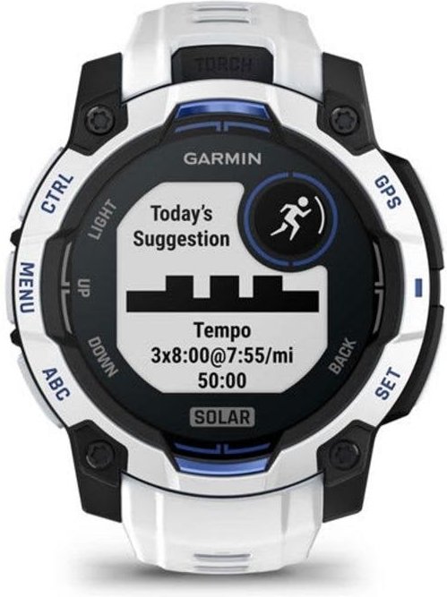 Garmin Instinct GPS 45mm AMOLED Negro Blanco Azul Multideporte SpO2 Pulsómetro 10ATM