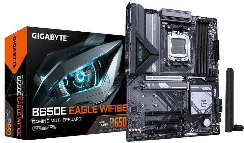 Placa Base Gigabyte B650E EAGLE WIFI6E AMD B650 Socket AM5 DDR5 ATX WiFi 6E PCIe 5.0 RGB
