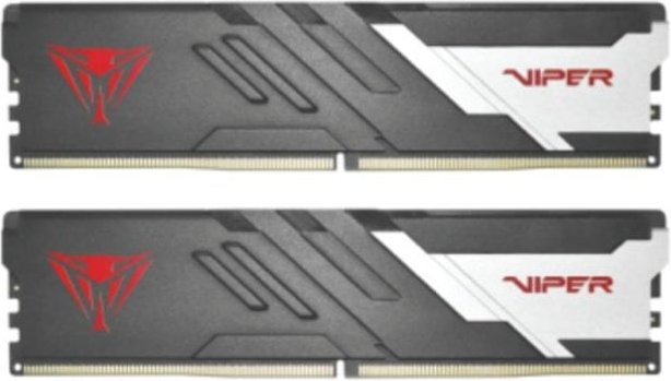 Memoria RAM Patriot Viper Venom PVV564G600C30K 64GB 2x32GB DDR5 4800MHz CL40 AMD EXPO Intel XMP Negro Rojo Plata
