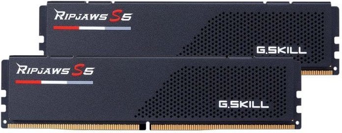 Memoria RAM G.Skill Ripjaws F5-6000J3040G32GX2-RS5K 64GB 2x32GB DDR5 6000MHz CL30 Intel XMP Negro