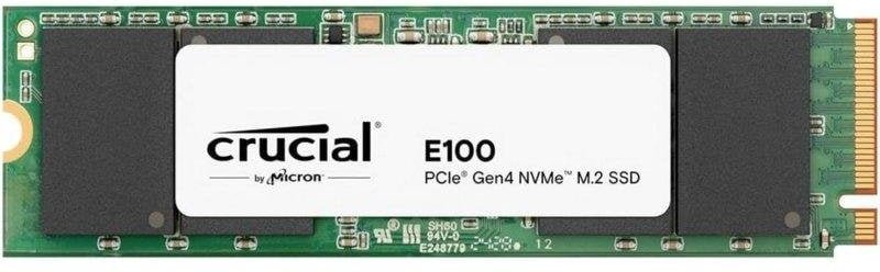 Disco Duro Crucial E100 2TB SSD M.2 PCIe Gen4 5000MB/s Alta Fiabilidad