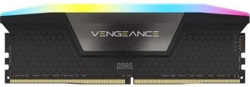 Memoria RAM Corsair Vengeance RGB 8GB 1x8GB DDR5 5200MHz CL40 Intel XMP Negro