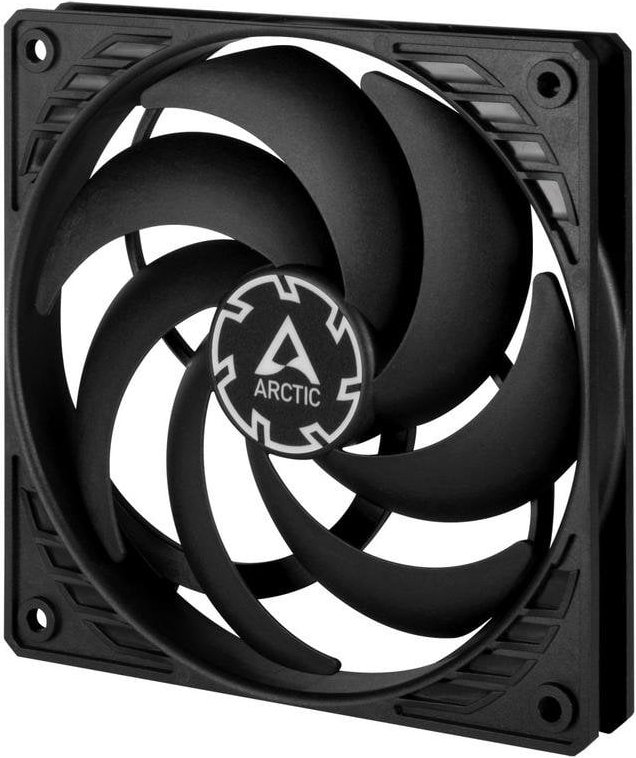 Refrigeración Aire Arctic 120mm P12 Slim PWM PST Alta Presión Estática SFF Negro