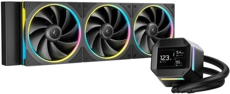 Refrigeración Líquida DeepCool LM360 360mm 3 Ventiladores LED Negra