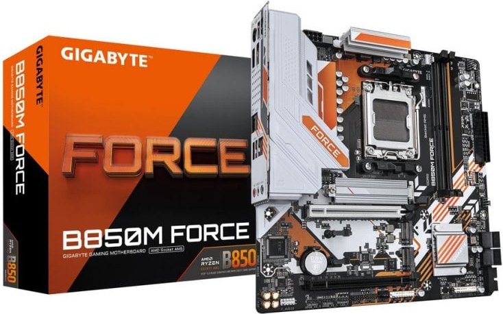 Placa Base Gigabyte B850M FORCE AMD B850 Socket AM5 DDR5 Micro ATX 2.5GbE RGB