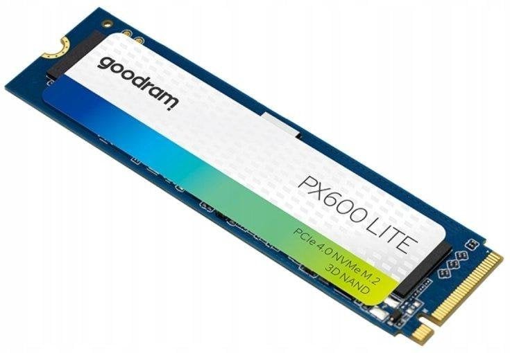 Disco Duro GoodRam PX600 Lite 1TB SSD M.2 NVMe Gen 4.0 3600MB/s Eficiencia Energética