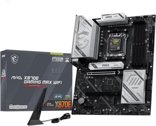 Placa Base MSI MAG X870E GAMING MAX WIFI AMD X870E Socket AM5 DDR5 ATX WiFi 7 PCIe 5.0 USB4