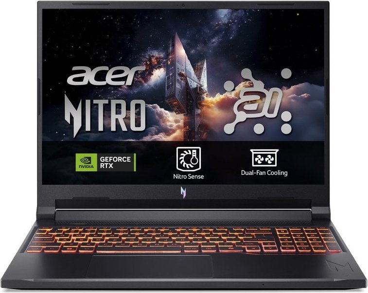 Portátil Acer Nitro V 16 ANV16-42 16" AMD Ryzen 7 260 32GB 1TB SSD RTX 5060 Sin sistema operativo