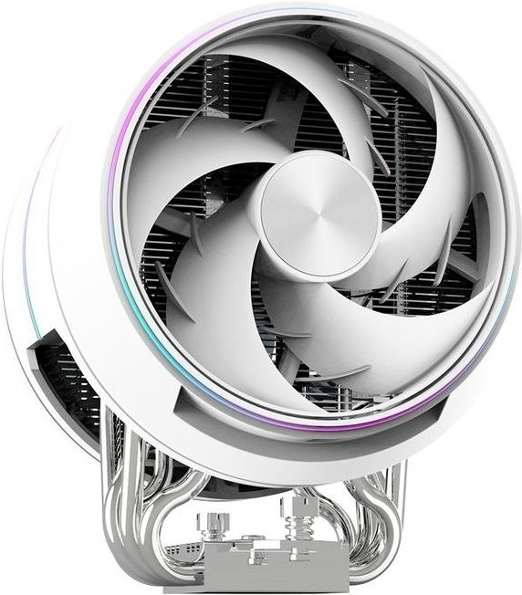 Refrigeración Aire Zalman Socket AM4/AM5/LGA1200/1700/1851 120mm ZET5 ARGB Blanco