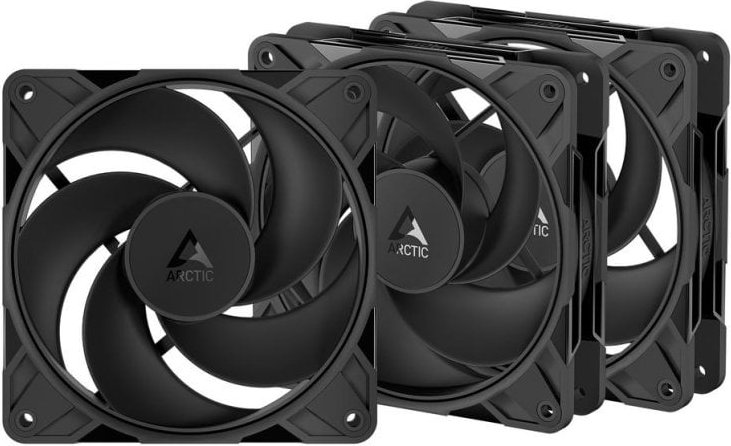 Refrigeración Aire Arctic 140mm Freezer P14 Pro Reverse Pack 3 Ventiladores PWM Negro