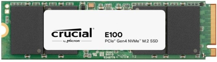 Disco Duro Crucial E100 2 TB M.2 SSD PCIe 4.0 NVMe 5000 MB/s