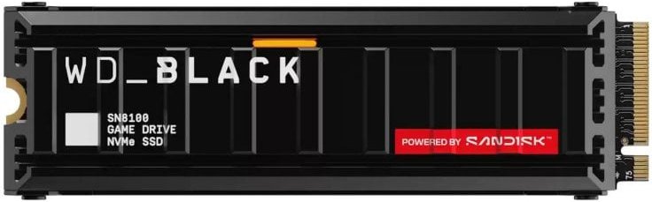 Disco Duro WD Black SN8100 8TB SSD M.2 PCIe 5.0 NVMe 14900MB/s con disipador