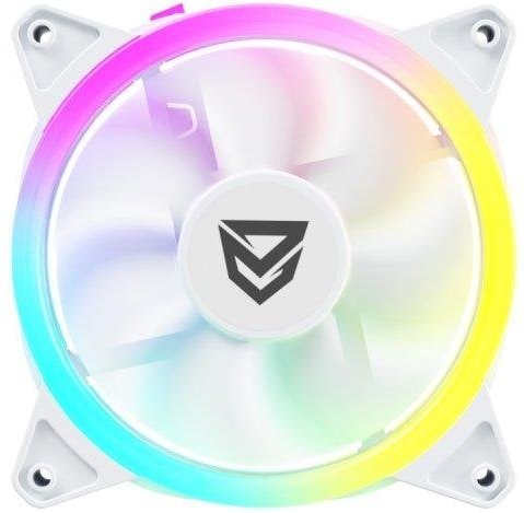 Refrigeración Aire Nfortec Draco X 120mm Ventilador ARGB Hidráulico Blanco
