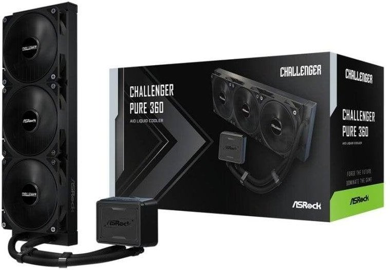 Refrigeración Líquida AsRock Challenger Pure 360 360mm 3 Ventiladores Negro