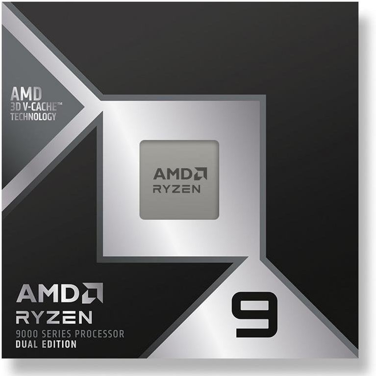 Procesador AMD Ryzen 9 9950X3D2 Dual Edition 16 Núcleos 4.3 GHz Base 5.6 GHz Turbo Box