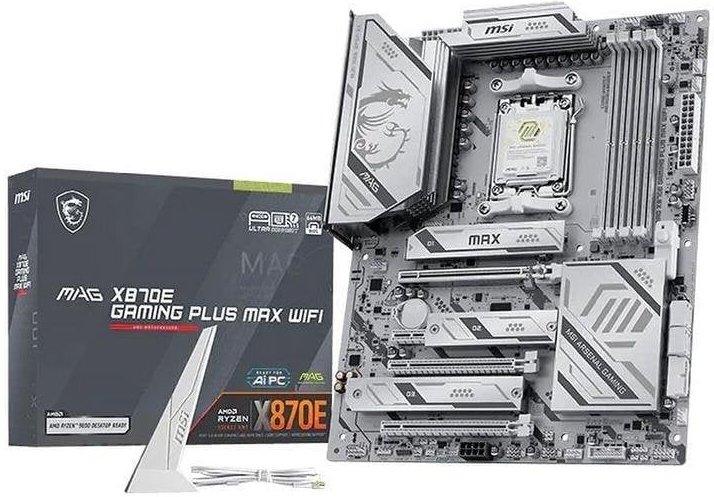 Placa Base MSI MAG X870E GAMING PLUS MAX WIFI AMD X870E AM5 DDR5 ATX WiFi 7 USB4