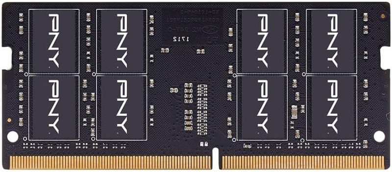 Memoria RAM PNY 16GB 1x16GB DDR4 2666MHz CL19 1,2V Negro SODIMM