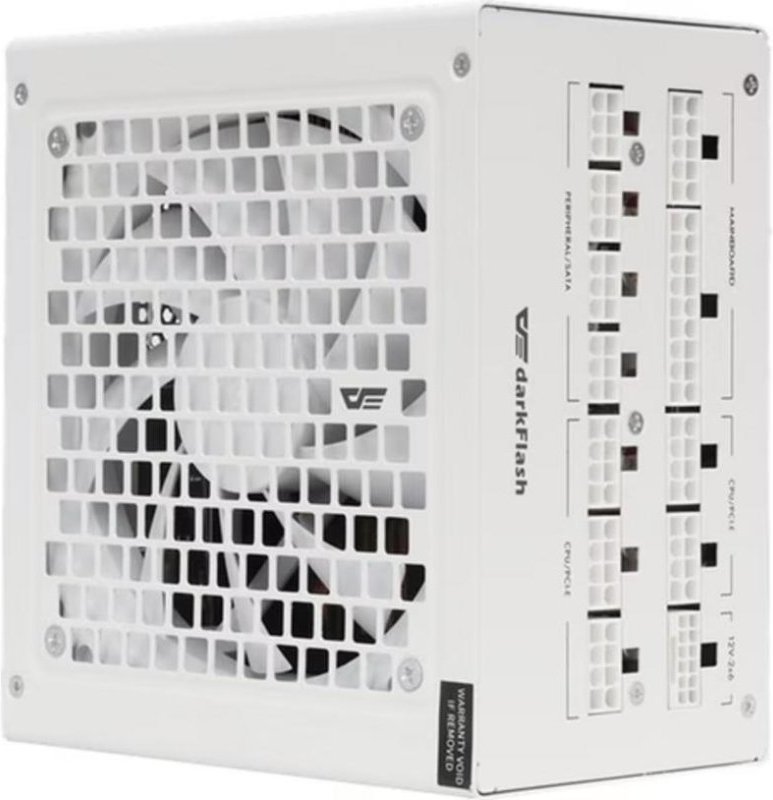 Fuente de Alimentación Darkflash PMT1050 1050W Certificación 80+ Gold blanca