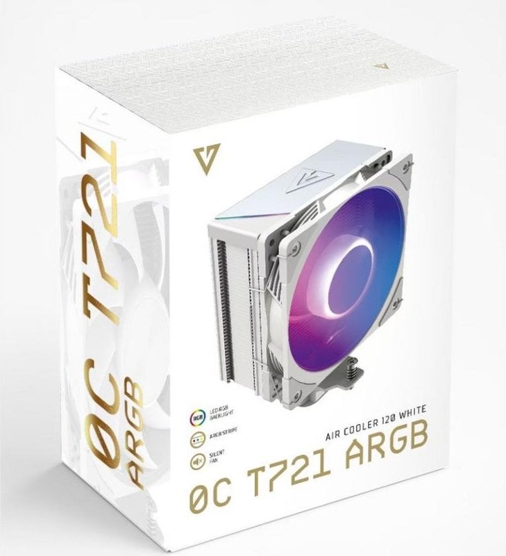 Refrigeración Aire Modecom Socket AM4 AM5 LGA 1200 120mm Volcano 0C T721 ARGB