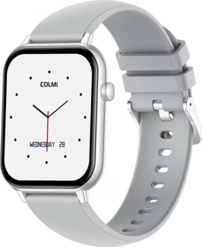 Colmi C28 Bluetooth 1,93" Plata Smartwatch 230mAh 5 días Pulsómetro Sueño