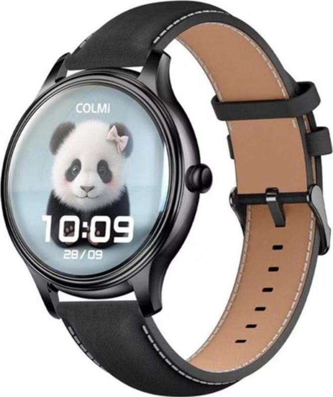 Colmi L28 Bluetooth 44mm Negro Correa Negra Smartwatch Funciones Básicas