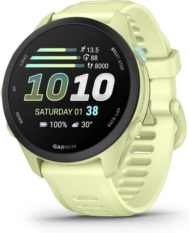 Garmin Forerunner 70 Bluetooth GPS 1,2" Amarillo Correa 20mm Pulsómetro Monitor Sueño