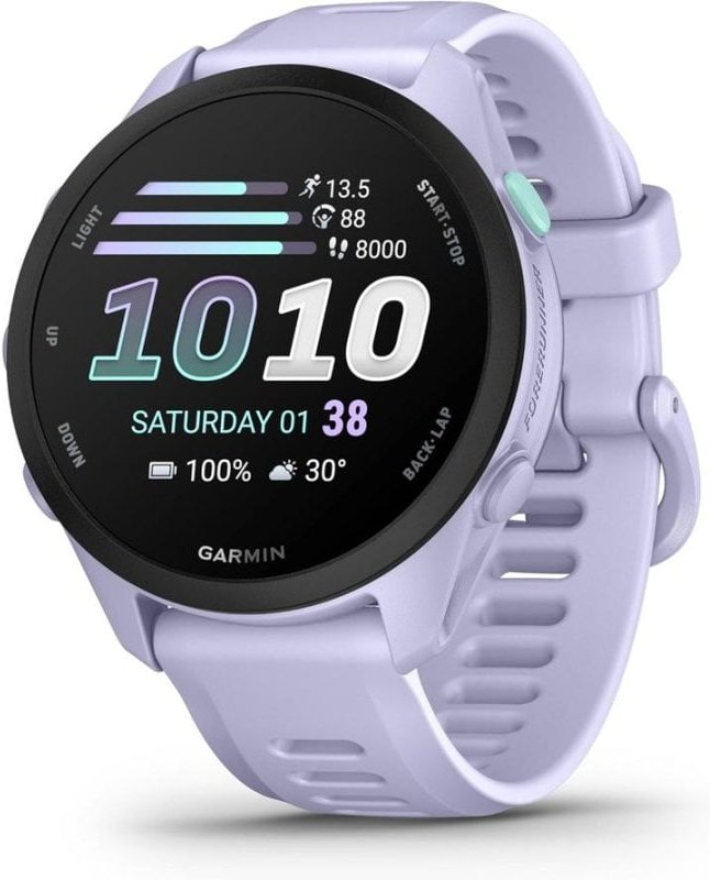 Garmin Forerunner 70 Bluetooth GPS 1,2" Lila Correa 20mm Pulsómetro Monitor Sueño