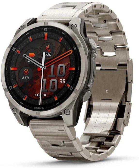 Garmin Fenix 8 GPS Bluetooth 47mm Titanio Talla Única Resistencia Agua 10ATM SpO2