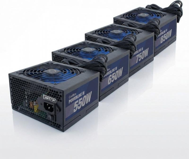 Fuente de Alimentación CoolBox Powerline III 550/650/750/850W 85% EFI