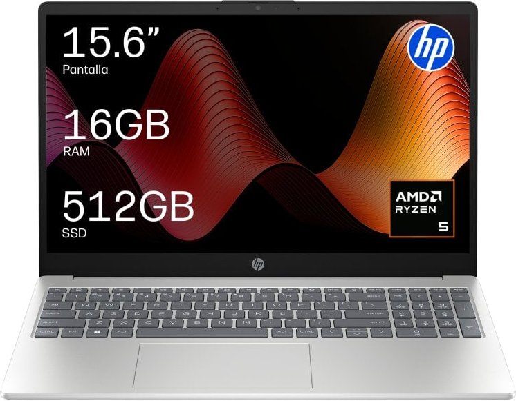 Portátil HP 15-fc1004nsx 15.6" AMD Ryzen 5 7520U 16GB 512GB SSD Radeon 610M Windows 11