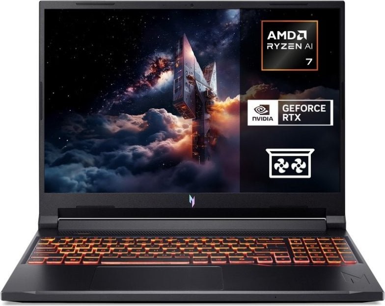 Portátil Acer Nitro V 16 ANV16-42-R2F8 16" AMD Ryzen 7 260 32GB 1TB SSD RTX 5070 Sin SO