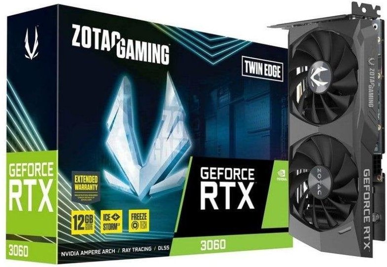 Tarjeta Gráfica Zotac GeForce RTX 3060 Twin Edge 12GB GDDR6