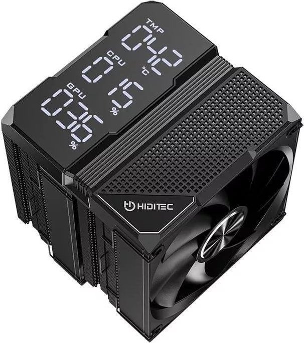 Refrigeración Aire Hiditec Socket LGA 1851 AM5 120mm DC40 PRO RGB Digital