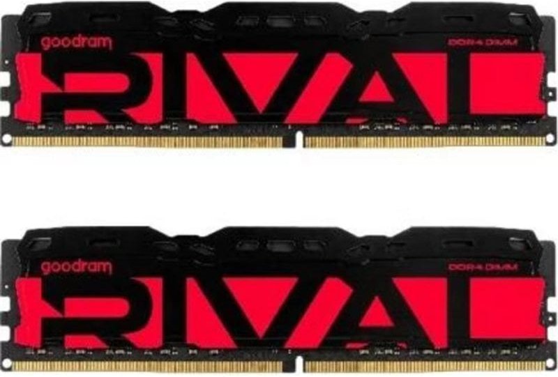 Memoria RAM Goodram Rival Radiant 16GB 2x8GB DDR4 3200MHz CL16 Roja