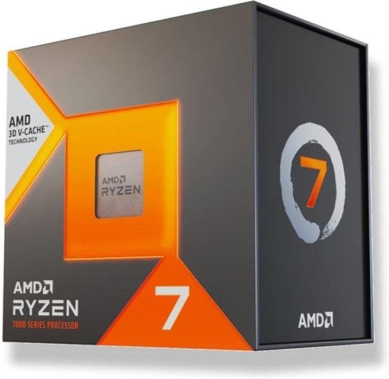 Procesador AMD Ryzen 7 7700X3D 8 núcleos 4 GHz base 4,5 GHz turbo 3D V-Cache