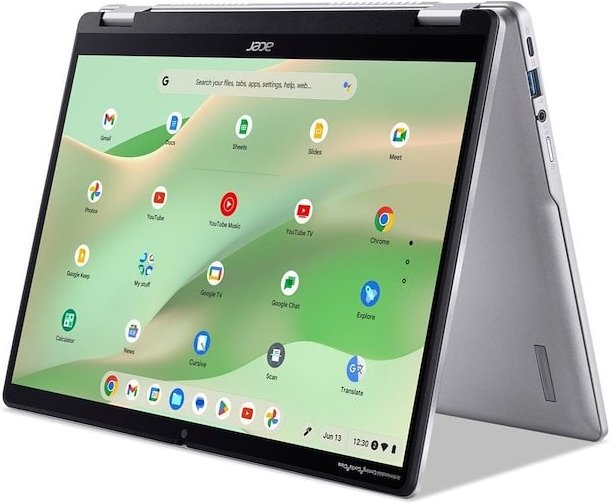 Portátil Acer Chromebook Spin 314 CP314-2HN 14" Intel N100 8GB 128GB eMMC UHD Graphics Chrome OS