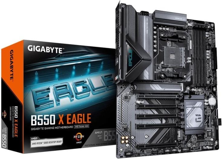 Placa Base Gigabyte B550 X EAGLE AMD B550 AM4 DDR4 ATX 2.5GbE PCIe 4.0 RGB