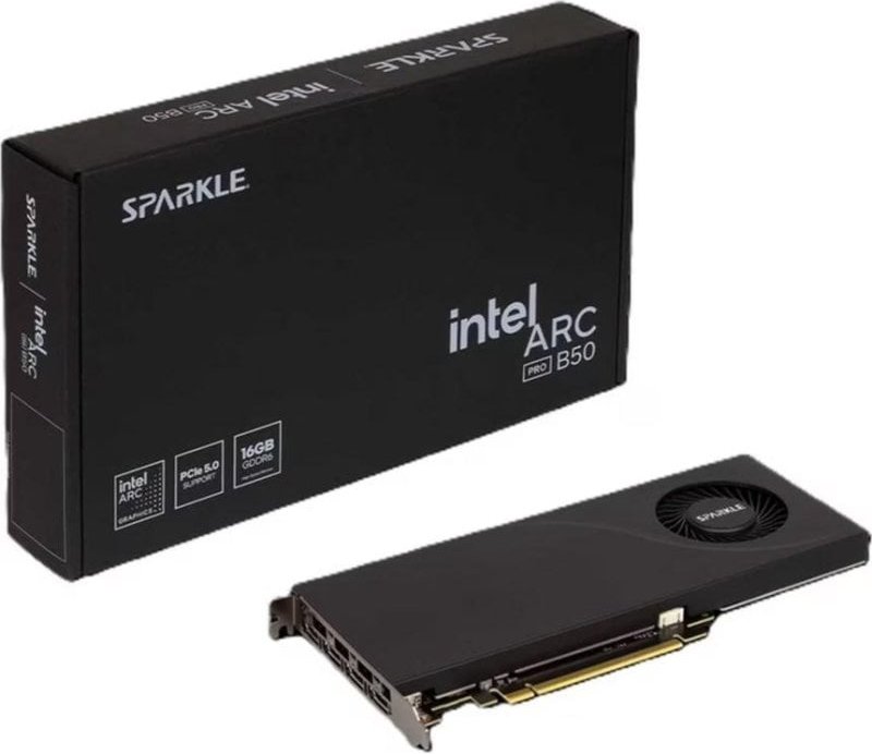 Tarjeta Gráfica Sparkle Arc Pro B50 16GB GDDR6 PCIe 5.0 Blower
