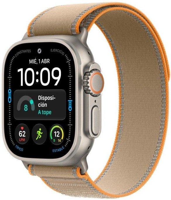 Apple Watch Ultra 4 GPS + Cellular 49mm Caja de Titanio Natural con Correa Loop Trail Arena M/L